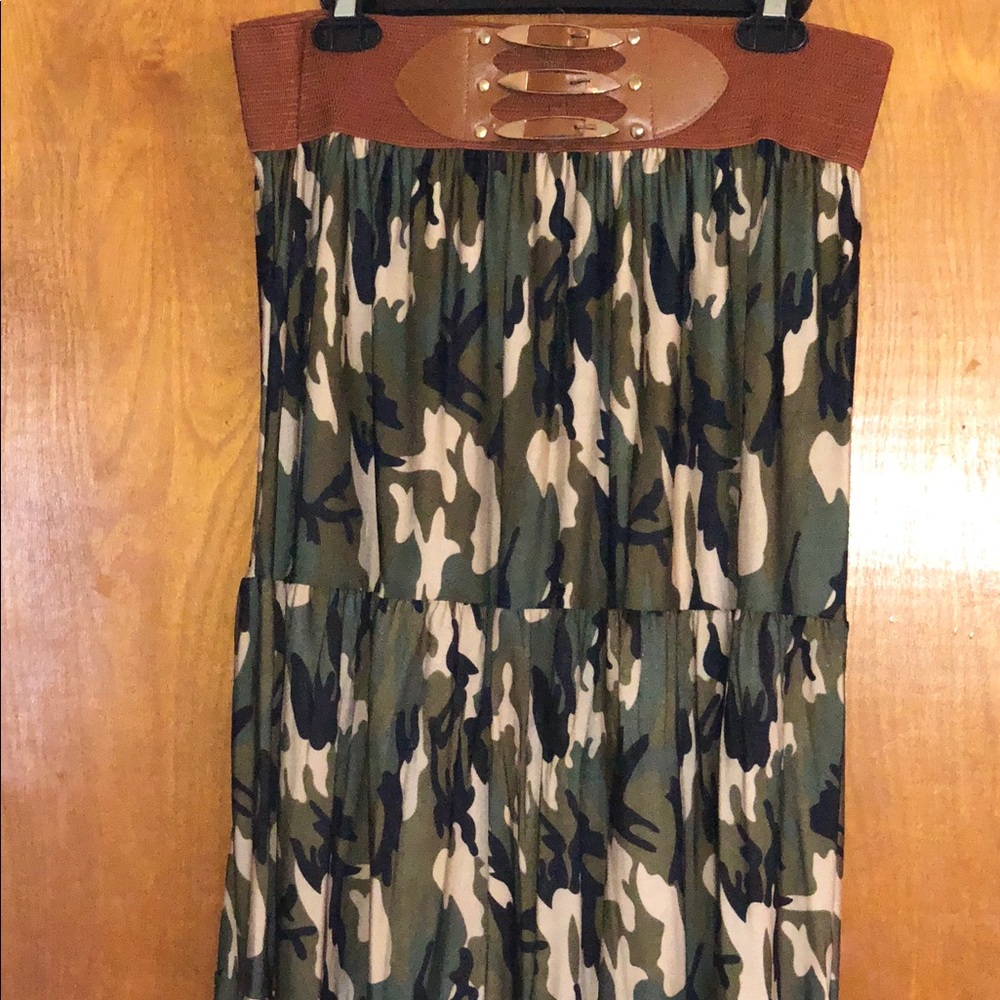 Camouflage skirt
